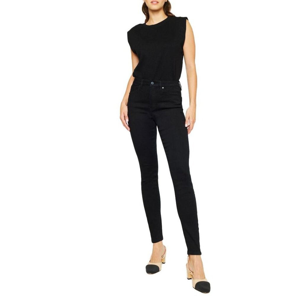 KANCAN Vanessa High Rise Super Skinny Black Denim Jeans Womens 23